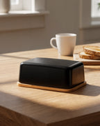 Butterdose mit Bambusdeckel