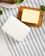 Butterdose mit Bambusdeckel