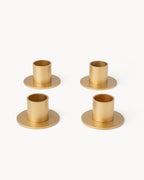 Kerzenhalter Metall 4er Set Ø 2,2 cm
