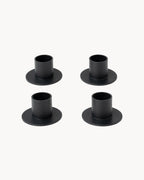Kerzenhalter Metall 4er Set Ø 2,2 cm