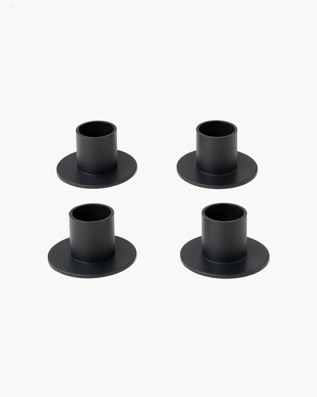 Kerzenhalter Metall 4er Set Ø 2,2 cm