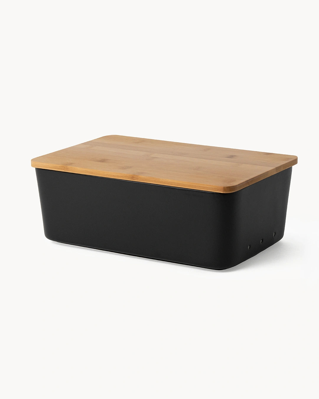 Brotbox Keramik mit Bambusdeckel