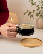 Kaffeetassen aus Glas Olea 4er Set 280 ml