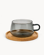 Kaffeetassen aus Glas Olea 4er Set 280 ml