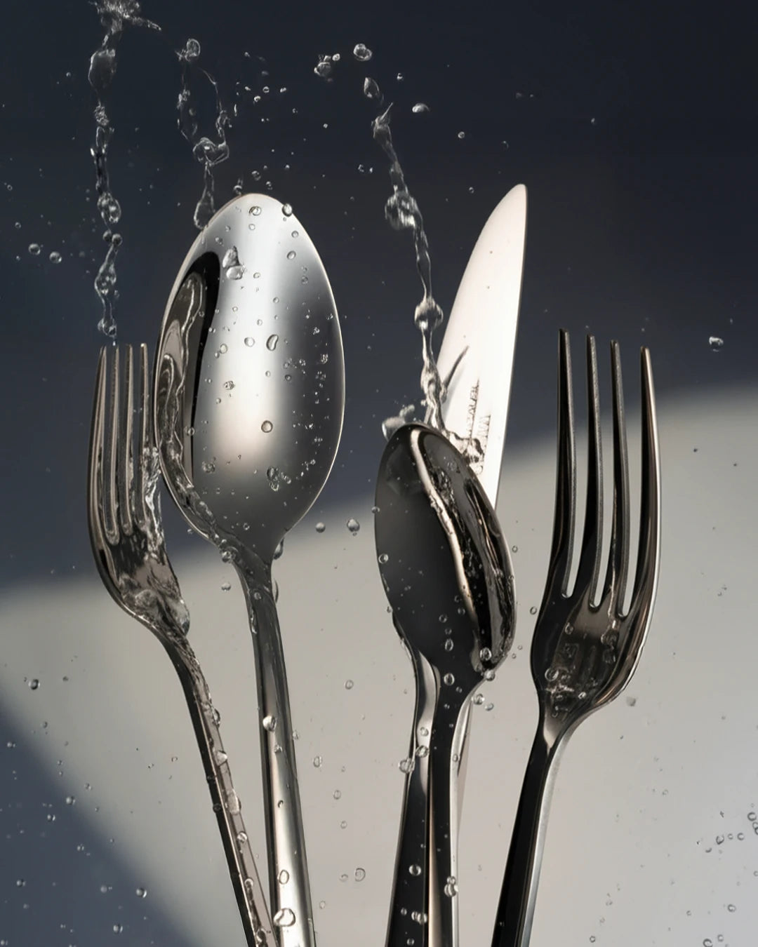 Besteckset Silber aus Edelstahl 18/10