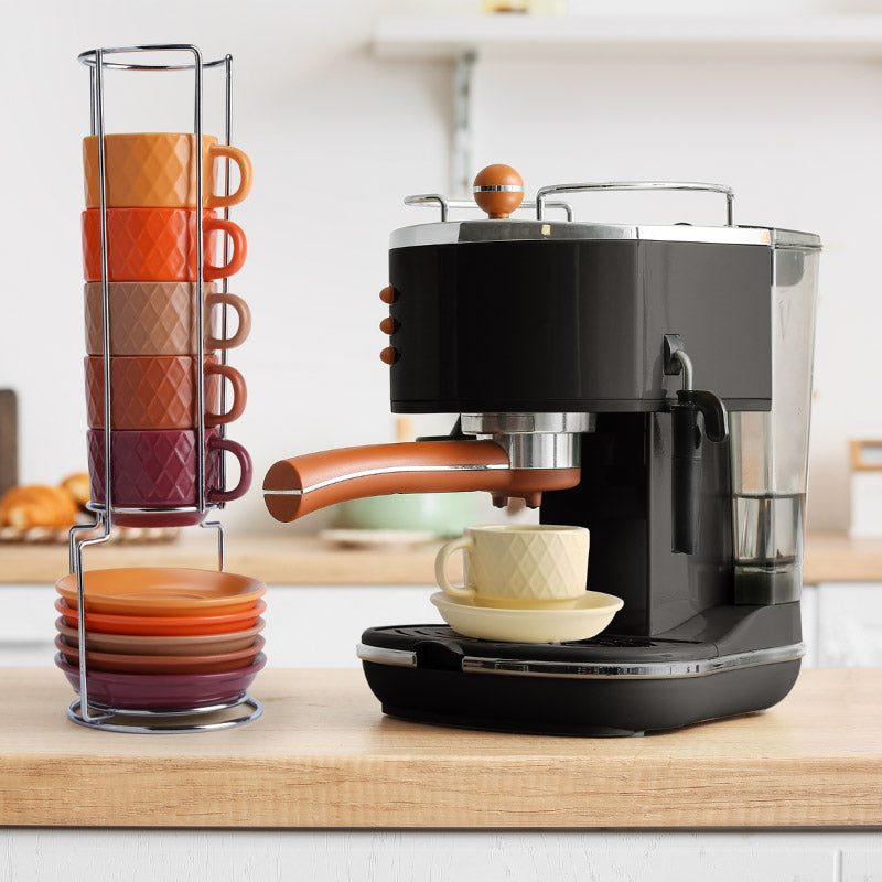Miamio Espressotassen Palmanova 6er Set Keramik 75ml