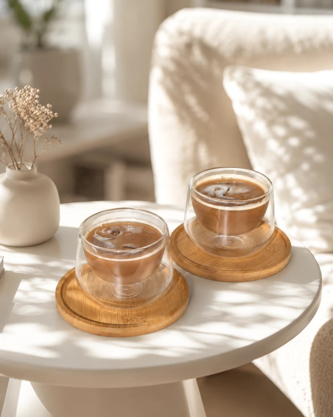 Doppelwandige Cappuccinogläser 2er Set Lagoa 180 ml