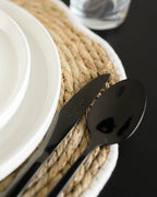 Besteckset Schwarz aus Edelstahl 18/10
