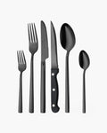 Besteckset Schwarz aus Edelstahl 18/10